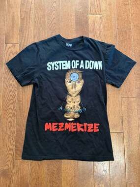 System Of A Down Mezmerize T-Shirt Size Small Black Cotton